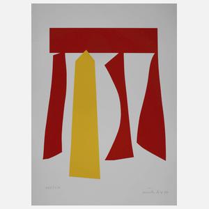 Prof. Ursula Sax, Abstrakte Komposition