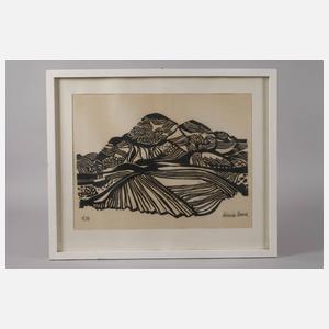 Prof. Ludwig Scharl, Voralpenlandschaft