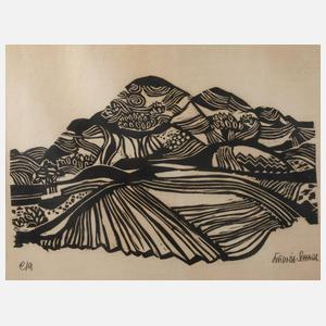 Prof. Ludwig Scharl, Voralpenlandschaft