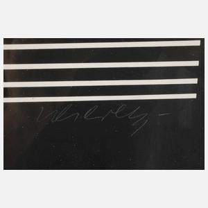 Victor Vasarely, Komposition in schwarz und weiß