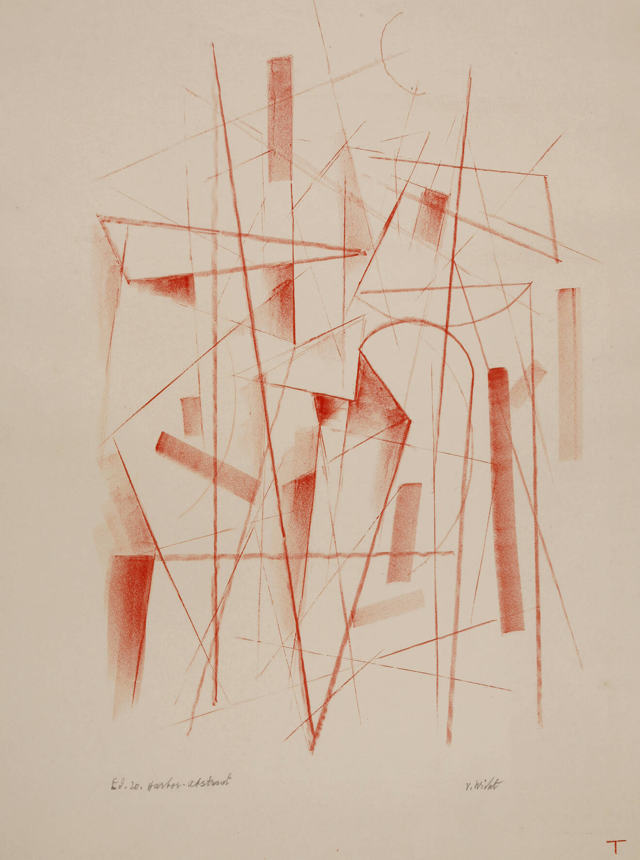 John G. F. von Wicht, "Harbor abstract"