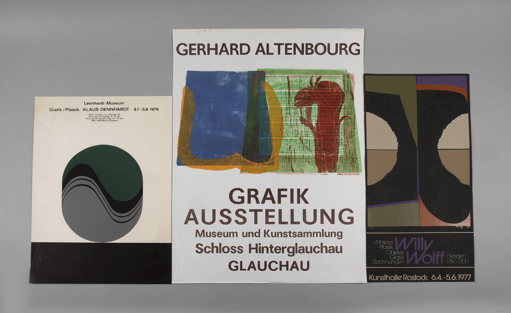 Konvolut Plakate Altenbourg, Wolff und Dennhardt