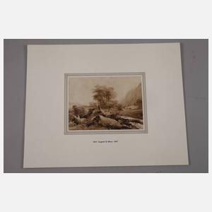 Eugéne Bléry, attr., Am umgestürzten Baum