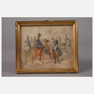 Prof. Theodor Hosemann, Österreichische Ulanen