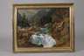 Prof. August Wilhelm Leu, attr., Am Wasserfall