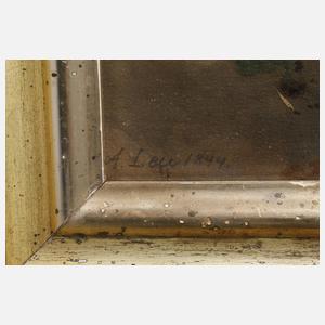 Prof. August Wilhelm Leu, attr., Am Wasserfall