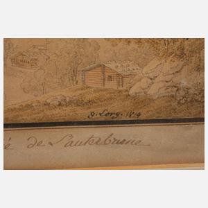 Gabriel Lory der Ältere, Im Lauterbrunnental