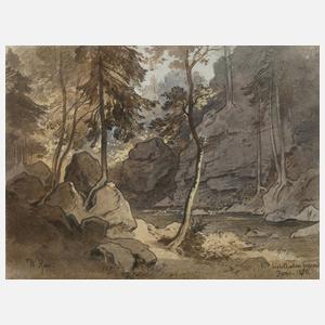 Prof. Heinrich Woldemar Rau, "Liebethaler Grund"