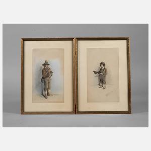 Wilhelm Trost, Paar Zeichnungen