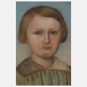 Biedermeier-Jungenpärchen mit Armbrust