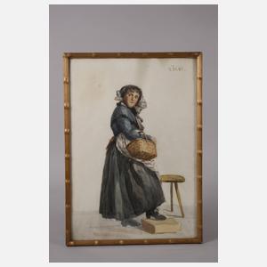 Junge Frau in Tracht