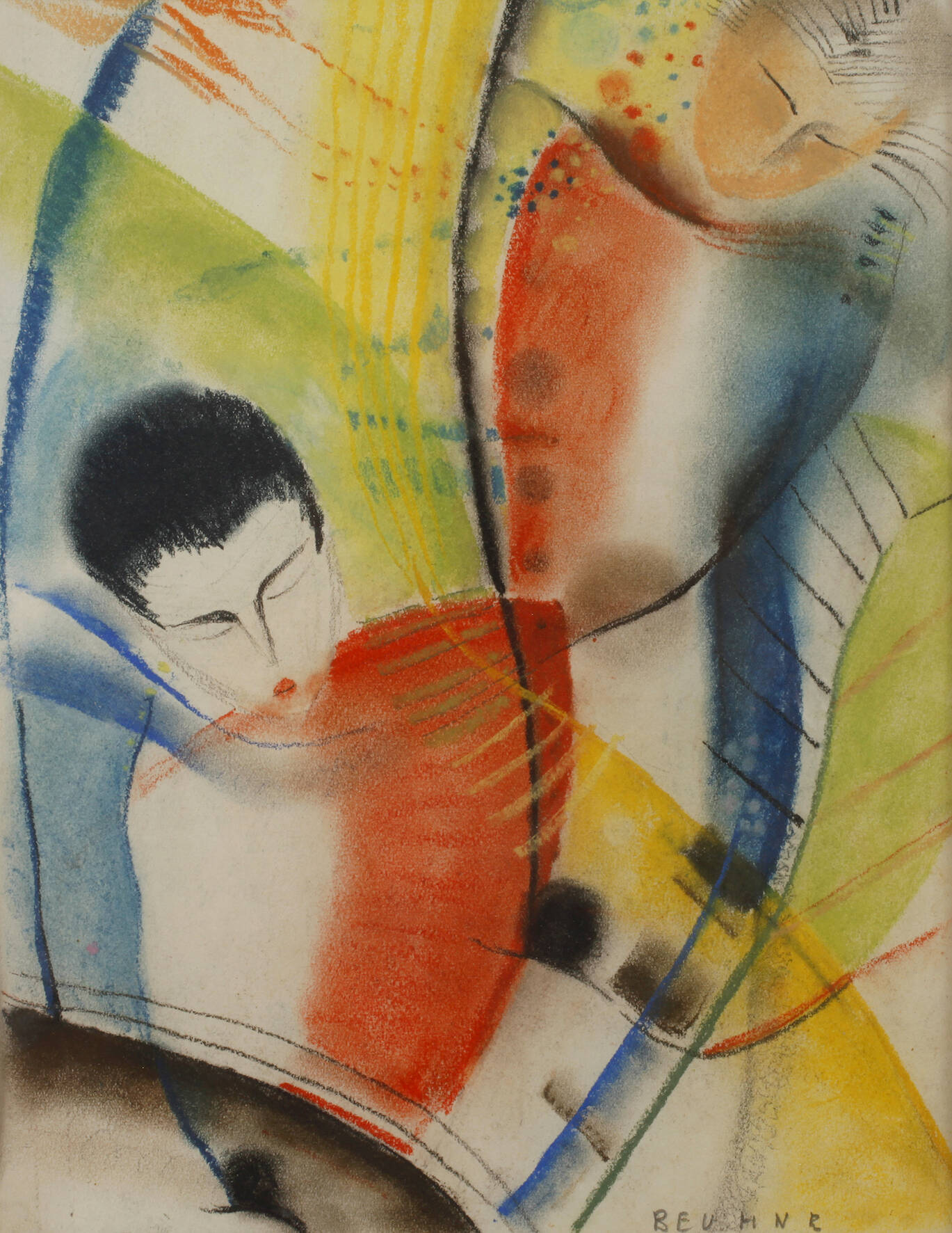 Beuhne, Figurale Szene