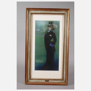 Marie J. Bloch, Dame im Reitkleid