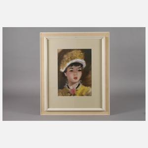 Jean Gabriel Domergue, Mädchenportrait