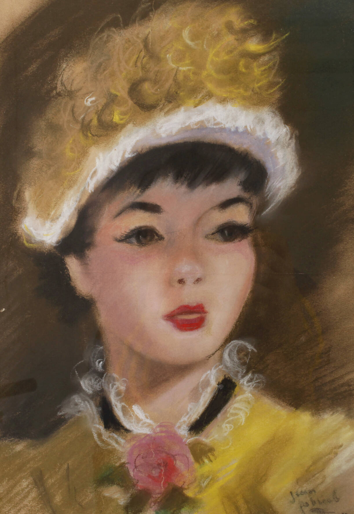 Jean Gabriel Domergue, Mädchenportrait
