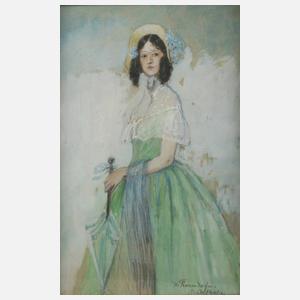 Helene von Frauendorfer-Mühlthaler, Junge Dame