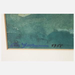 Fritz Gärtner, attr., Herbst am Fluss