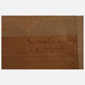 Prof. Anton Hlavacek, Gerlhaus in Salzburg