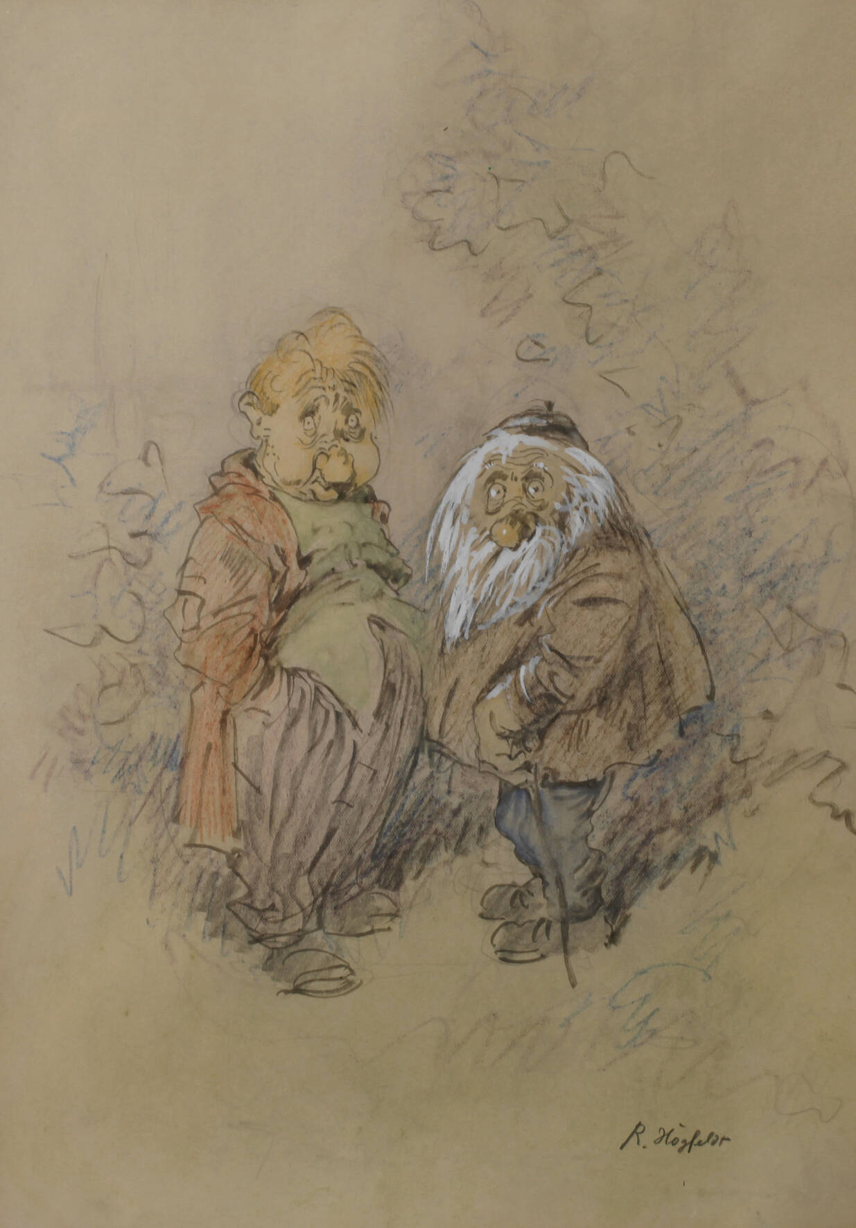 Robert Högfeldt, Zwei urige Typen