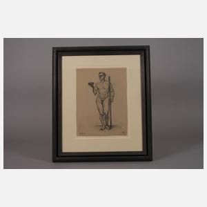 Ernst Holzhäuser, Männlicher Akt