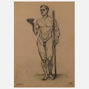 Ernst Holzhäuser, Männlicher Akt