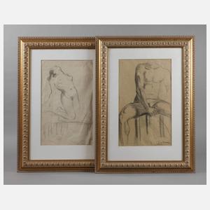 S. Julienne, Paar Aktzeichnungen