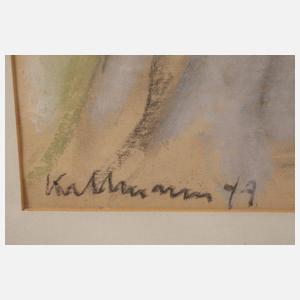 Prof. Hans Jürgen Kallmann, Damenportrait