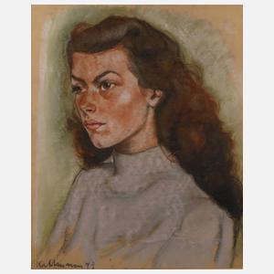 Prof. Hans Jürgen Kallmann, Damenportrait