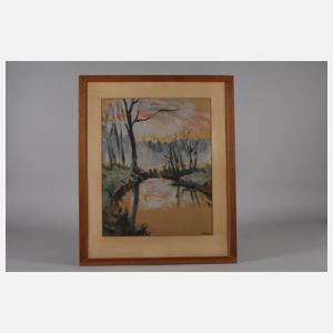 Max von Mertens, "Am Annateich vor Hannover"