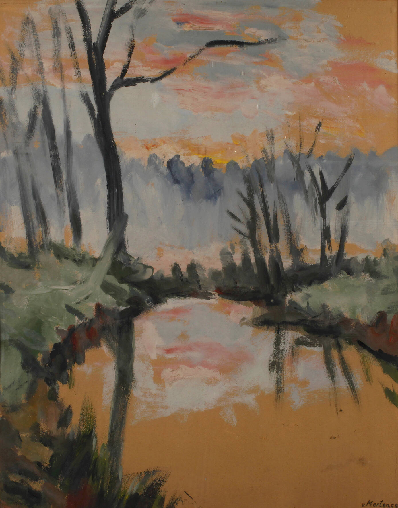 Max von Mertens, "Am Annateich vor Hannover"