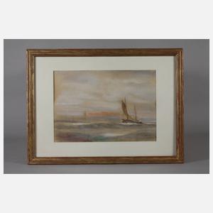 Fritz Modrow, "Kutter vor Helgoland"