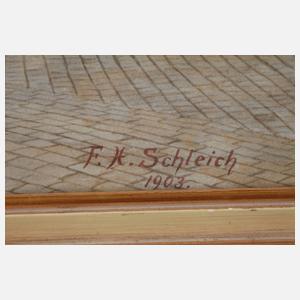 F. H. Schleich, Sterbehaus von Beethoven in Wien