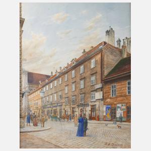 F. H. Schleich, Sterbehaus von Beethoven in Wien