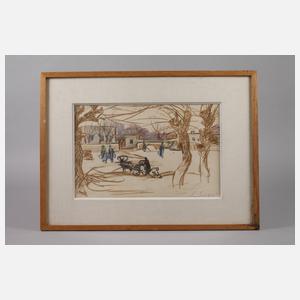 Leonid Romanovitch Sologub, Winter am See