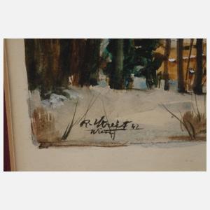 Prof. Robert Streit, Winterlandschaft