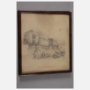 H. Zweig, Vier Zeichnungen 2. Weltkrieg