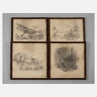 H. Zweig, Vier Zeichnungen 2. Weltkrieg111