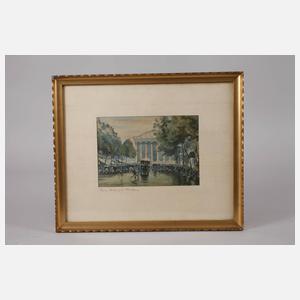 Alfred Mumbächer, "Paris, Blick auf die Madeleine"