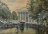 Alfred Mumbächer, "Paris, Blick auf die Madeleine"