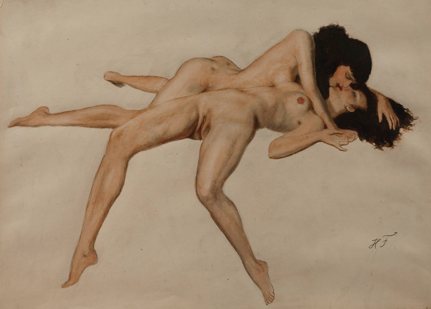 Marcel René Herrfeldt, Zwei Freundinnen