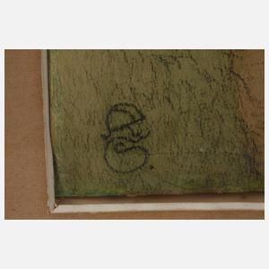 Frühlingshafte Stadtansicht