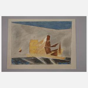 Segelschiffe auf hoher See