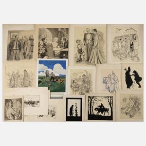 Sammlung Illustrationen