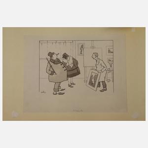 Konvolut Illustrationszeichnungen