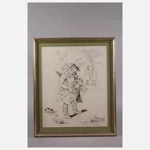 Prof. Joseph Herrmannsdorfer, Fliegender Händler