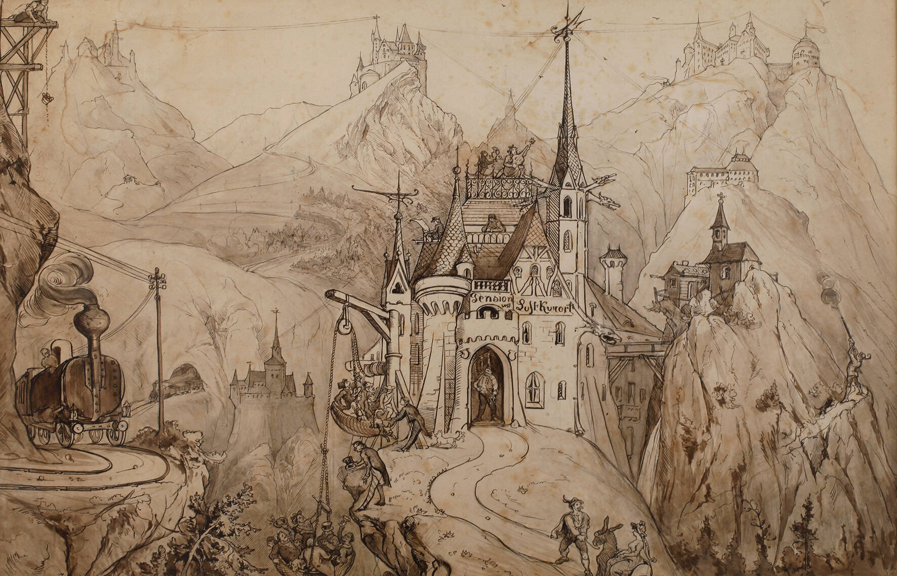 Ludwig Skell, attr., Der Luftkurort