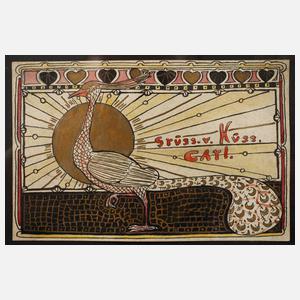 Carl Strathmann, "Gruss u. Kuss Carl"