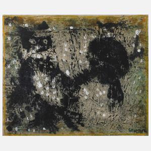 Robert Schuppner, Katze mit Vogel