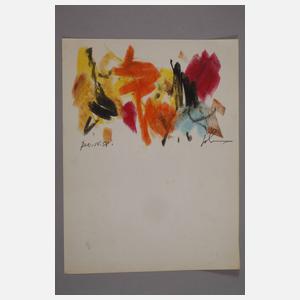 John G. F. von Wicht, Abstrakte Komposition