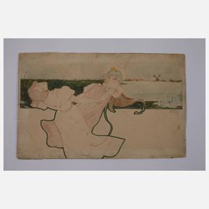 Raphael Kirchner, Tanzende Frauen